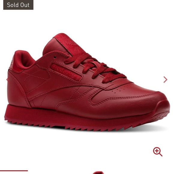 reebok classic all red